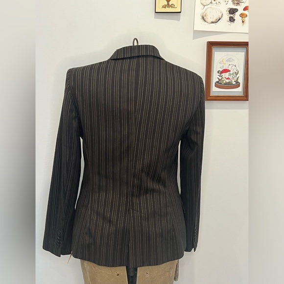 Zara Brown and Gold Blazer - Picture 3 of 5